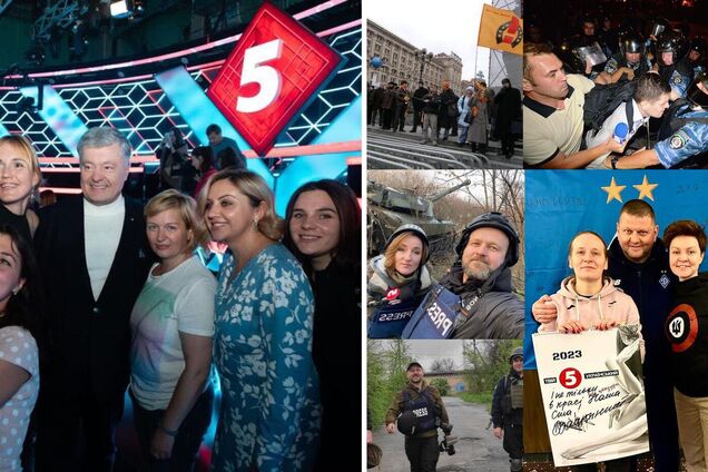 Неймовірний колектив чесних, вірних Україні професіоналів: Порошенко привітав 5 канал з 20-річчям