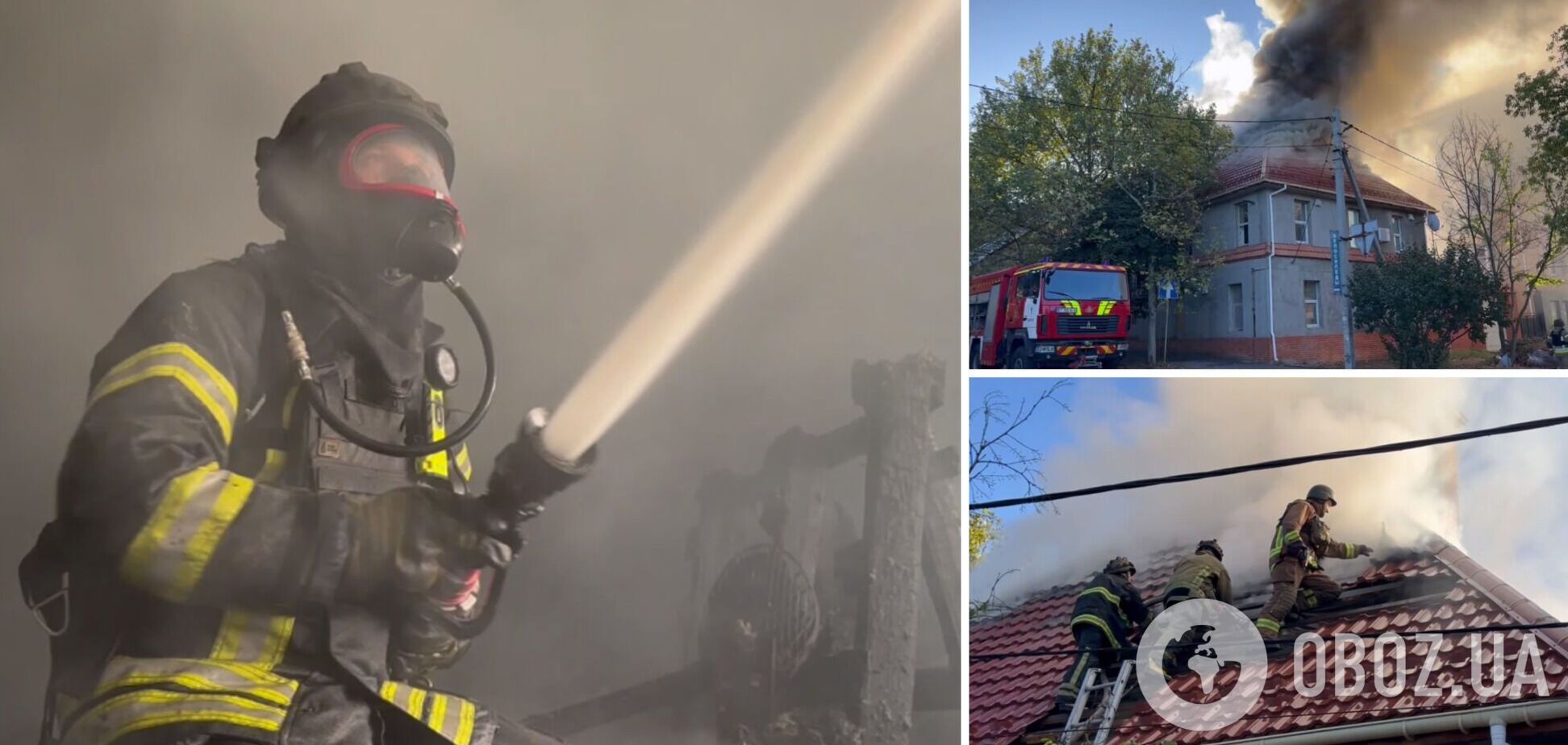 Окупанти обстріляли Херсон: загорівся будинок, пошкоджено магазин, трансформаторну підстанцію та заклад освіти