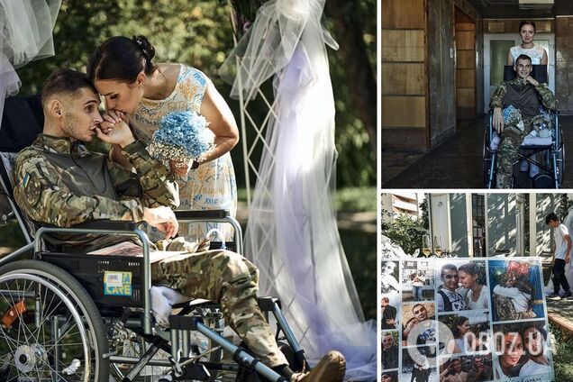 Військовий вирішив не відкладати весілля і одружився з коханою прямо у госпіталі. Фото