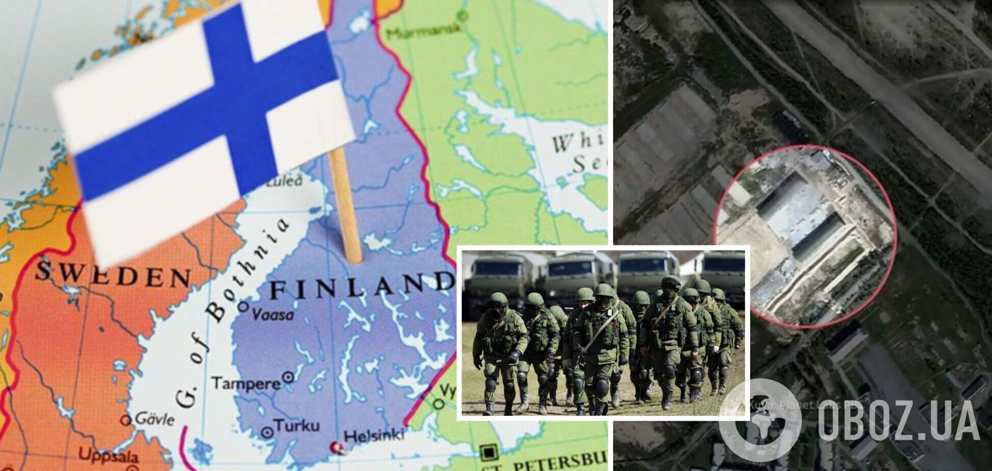 Россия начала обустраивать военные базы недалеко от границы с Финляндией