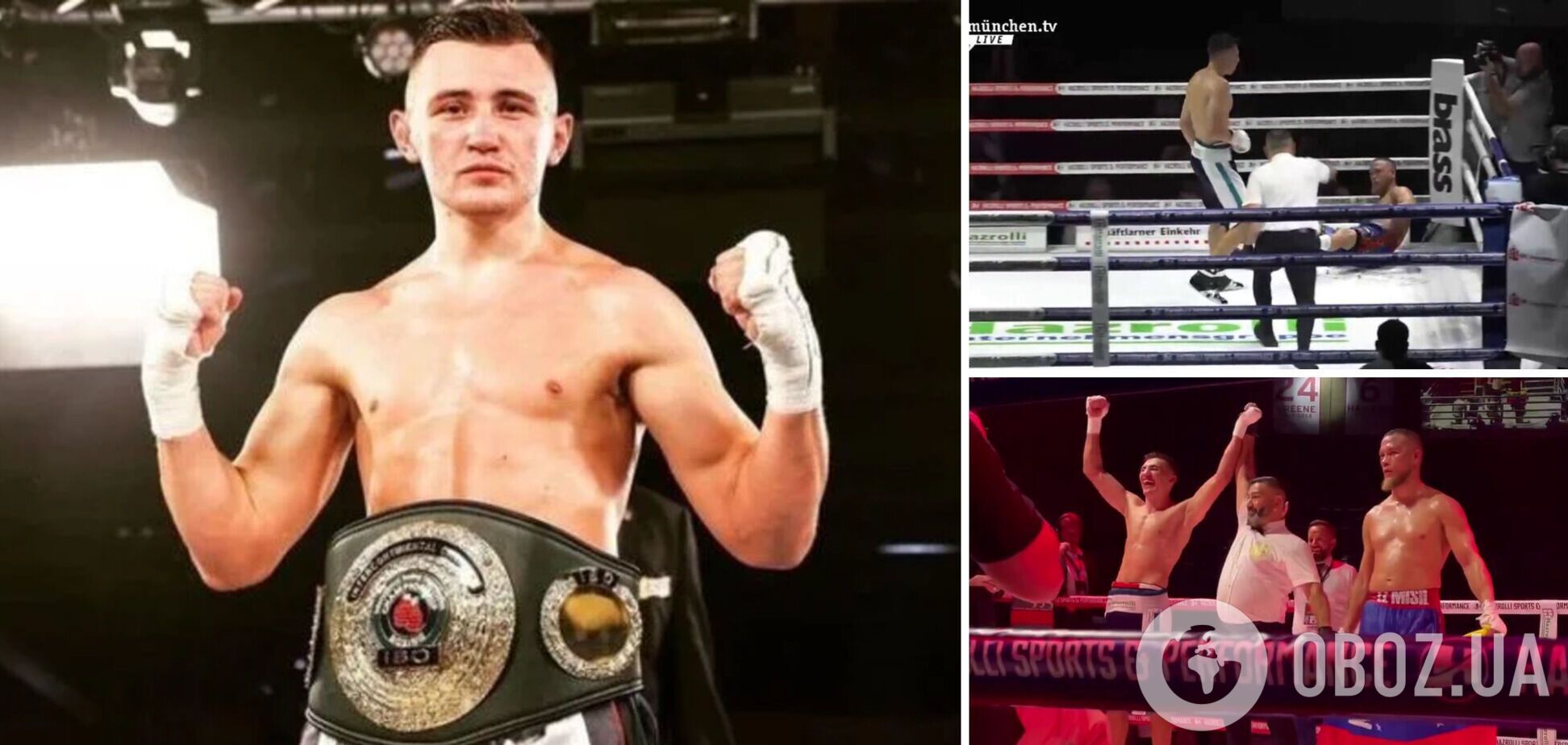 Непобедимый украинский боксер выиграл бой нокаутом. Видео