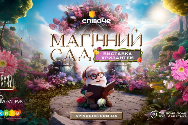 'Магічний сад' в центрі Києва: у столиці відкриється виставка квітів з парком із казковими героями