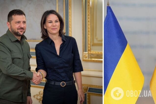 'Цінуємо німецьку підтримку'. Зеленський подякував Бербок за новий пакет оборонної допомоги. Фото і відео