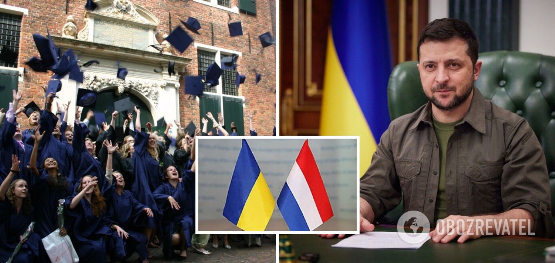 'Тиск на Росію дає результат, лише коли він глобальний': Зеленський звернувся до студентів провідних університетів Нідерландів. Відео