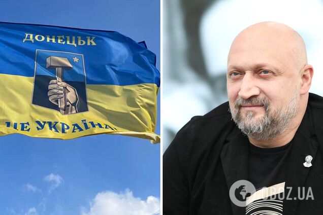 Уроженец Запорожья Гоша Куценко приехал в оккупированный Донецк прославлять Россию. Видео