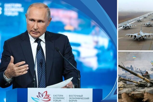 Путин отреагировал на F-16 для Украины, пожаловался на 'британские спецслужбы' и побредил о потерях ВСУ: главное из заявлений