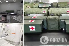 Німеччина передала Україні сучасний мобільний польовий госпіталь за €9 млн. Відео