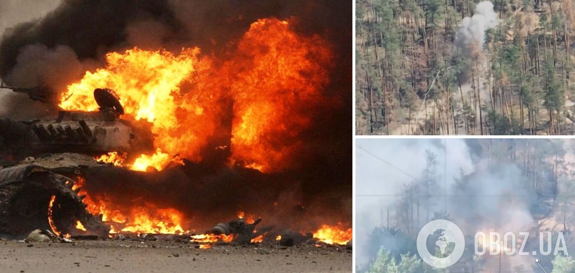 'Технике противника не спрятаться': бойцы 'Азова' показали, как уничтожили пять БМП оккупантов. Видео