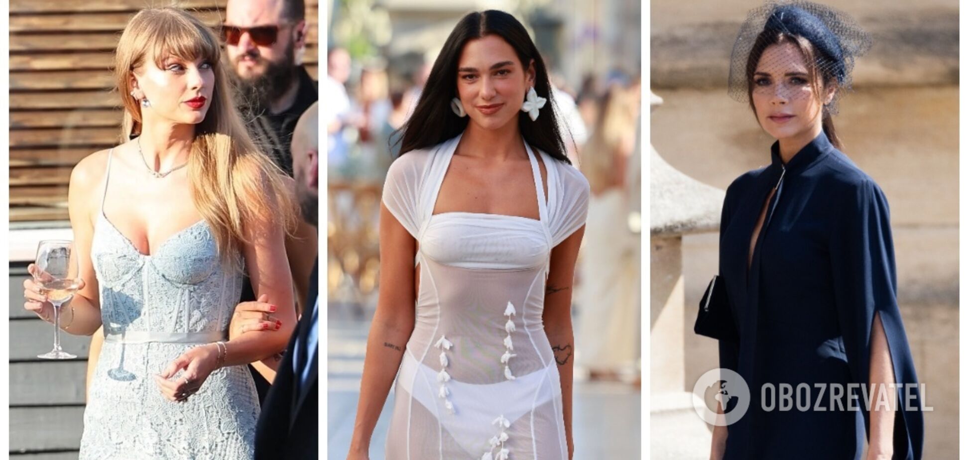 Від чорної жалобної до 'голої' сукні: 5 найбільш невдалих нарядів знаменитостей на весіллях