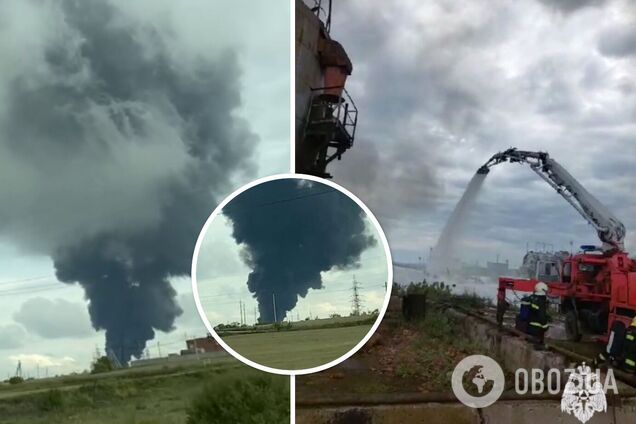 Пожар на территории России