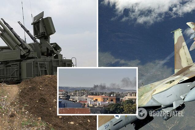Ізраїльські винищувачі завдали удару по об'єктах ППО Сирії. Фото і відео