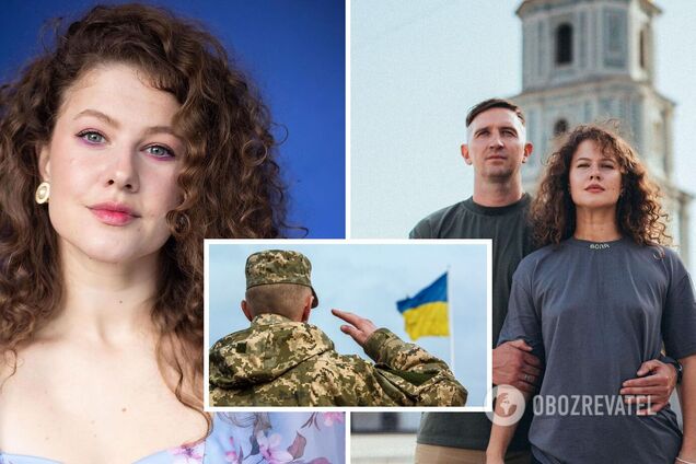 Звезда 'Крепостной' заявила о намерениях вступить в ВСУ и уйти на фронт: ее муж уже защищает Украину