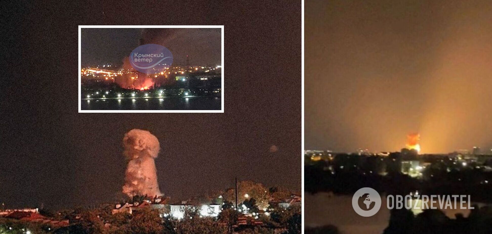 У Севастополі на судноремонтному заводі пролунали потужні вибухи: пошкоджено кораблі РФ. Фото, відео і всі подробиці