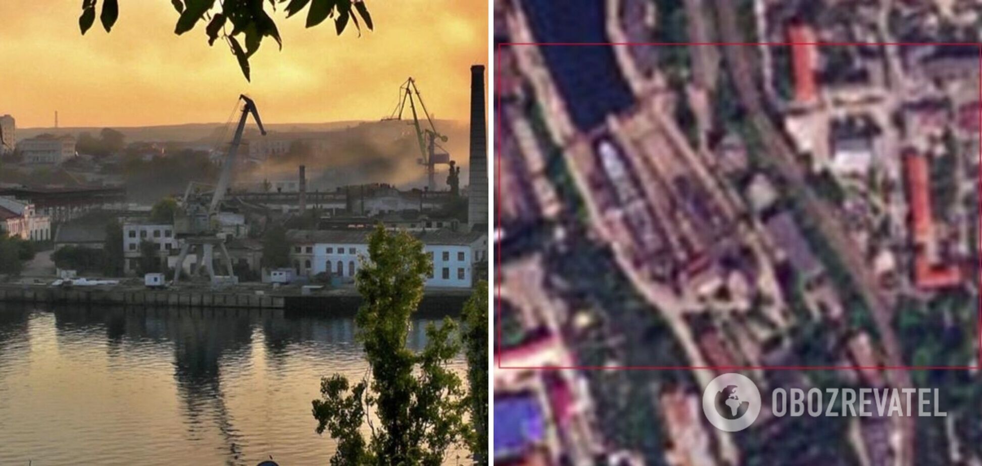Это окончательное 'прощай': появились спутниковые снимки уничтоженных кораблей РФ в Севастополе. Фото и видео