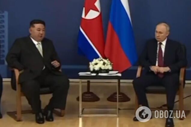 Кім Чен Ин на зустрічі з Путіним заявив, що РФ 'піднялася на священну боротьбу за свій суверенітет'. Відео