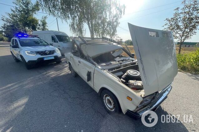 Виновник аварии пытался скрыться с места происшествия