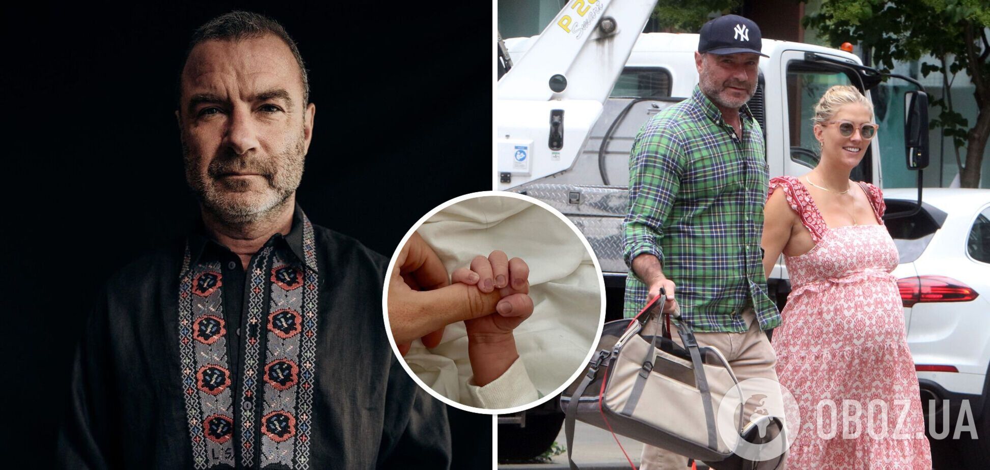 Друг Украины Лиев Шрайбер и младшая от него на 25 лет жена сообщили, что стали родителями. Фото