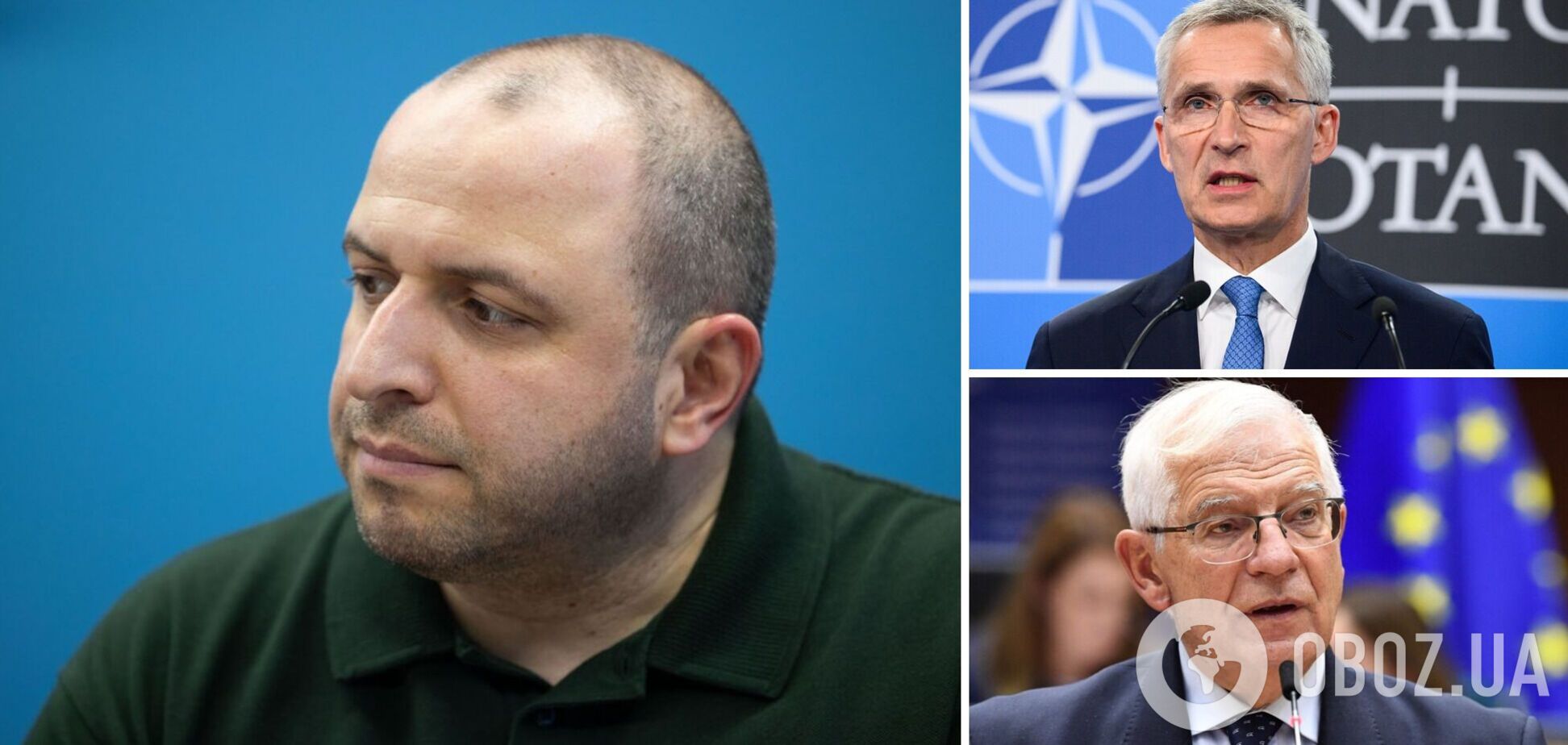 Умєров уперше провів переговори зі Столтенбергом і Боррелем