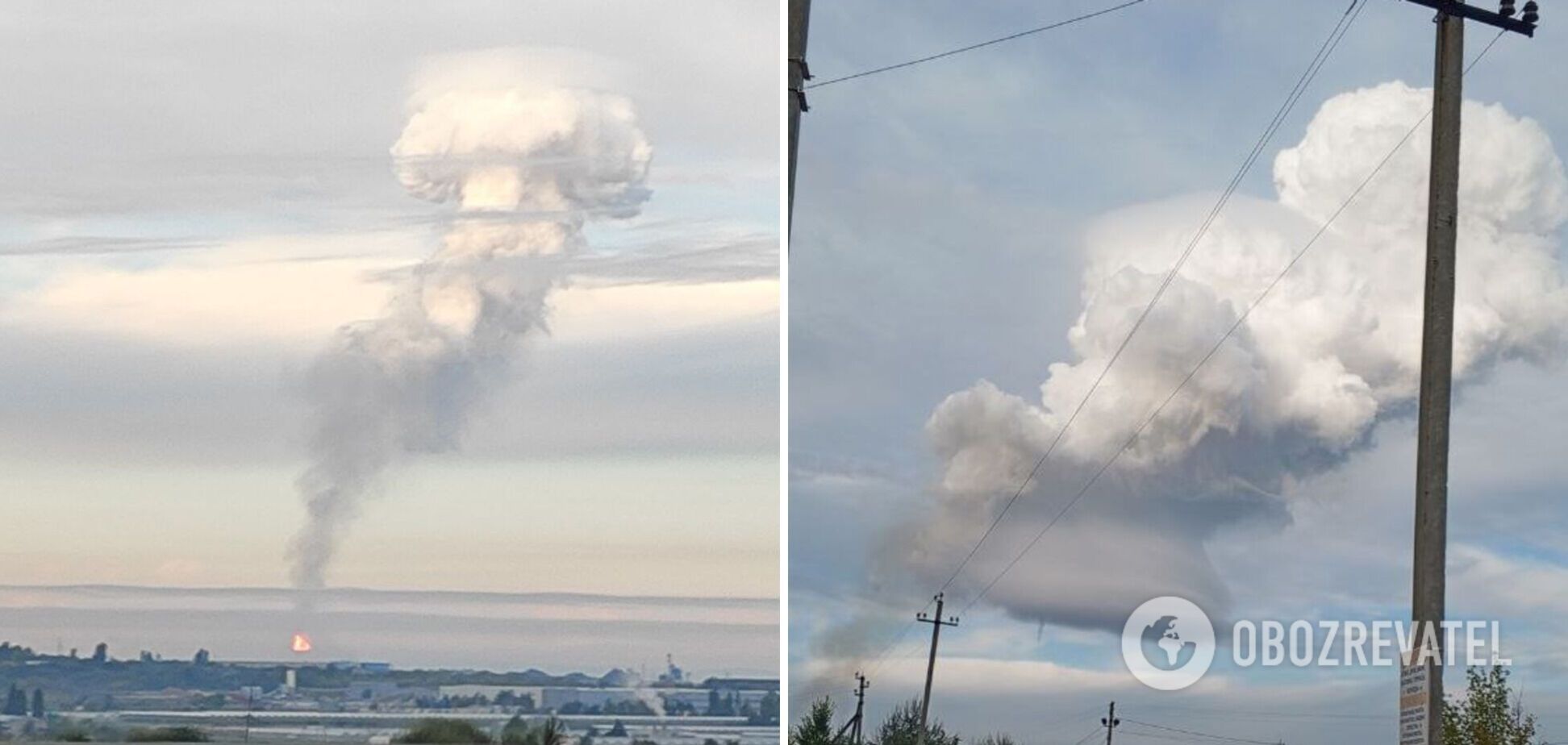 Возле Саратова вспыхнул мощный пожар, поднялся столб дыма: говорят о ЧП на газопроводе. Видео