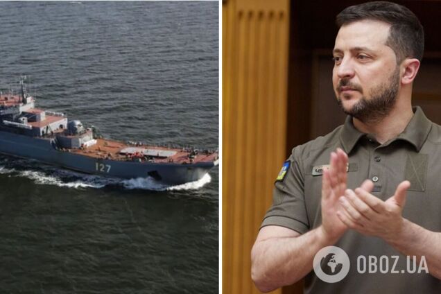 Зеленский: спасибо СБУ и ВМС за триумф, уничтожена система ПВО оккупантов на земле нашего Крыма