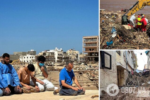 Почти 40 тысяч жителей Ливии стали перемещенными лицами из-за масштабного наводнения. Фото и видео