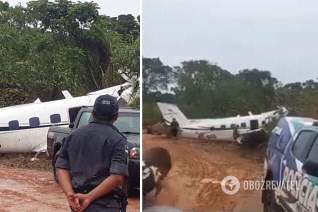 У Бразилії розбився літак з туристами, загинуло 14 осіб. Фото і відео