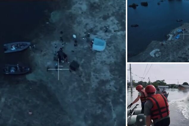 Вода была со всех сторон: пограничник рассказал невероятную историю спасения людей в Херсонской области. Видео