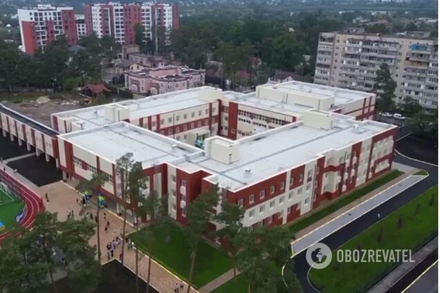 В Ирпене восстановили здание лицея №3