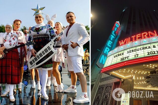 Верка Сердючка и ее 'мама' в панталонах зажгли Лос-Анджелес: зал пищал от смеха, а очередь на концерт растянулась на километры