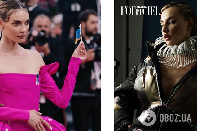 Модель Аліна Байкова, яка по всьому світу кричить про Україну, знялася для арабського глянцю. Фото