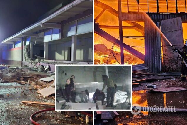 Отбрасывали обломки бетона: появилось видео, как патрульные спасали людей во Львове после удара РФ