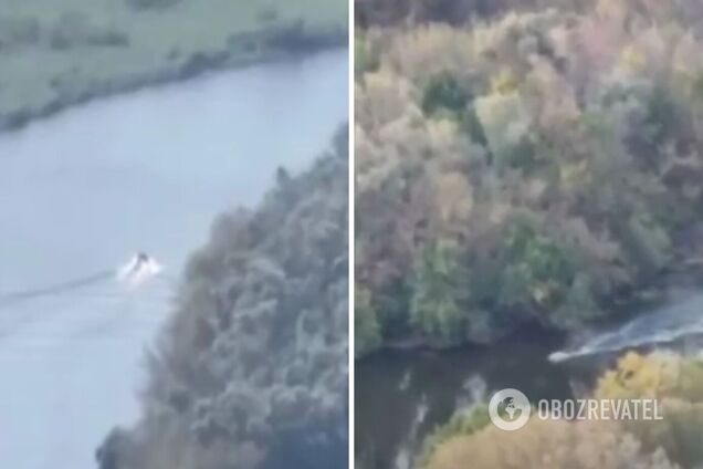 Українські дрони-камікадзе потопили три катери армії РФ на Херсонщині. Відео