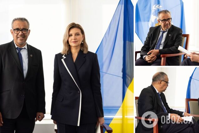 'Надо спасать не только жизнь, но и ее качество': Елена Зеленская встретилась в США с гендиректором ВОЗ. Фото