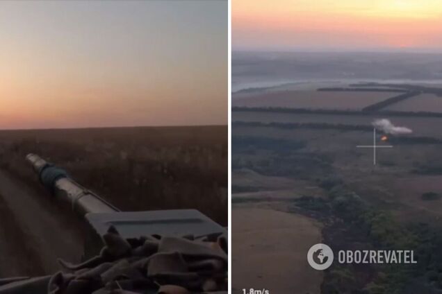 Українські танкісти відправили росіянам бавовну