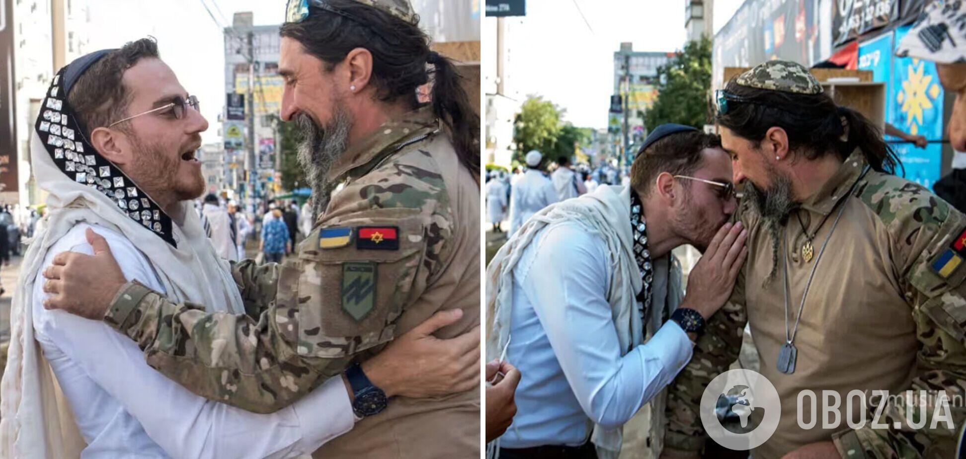 Не из 'Азова', а из 3-й ОШБр: кто владелец красно-черного шеврона со звездой Давида на фото из Умани