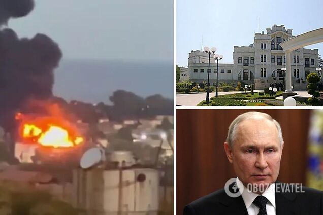 Дрон упал в 25 км от резиденции Путина: новые детали атаки на нефтебазу в Сочи
