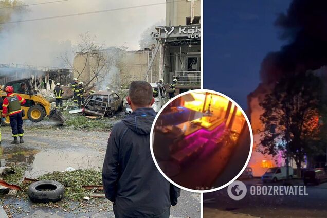 Ракетний удар ЗС РФ по місту Черкаси