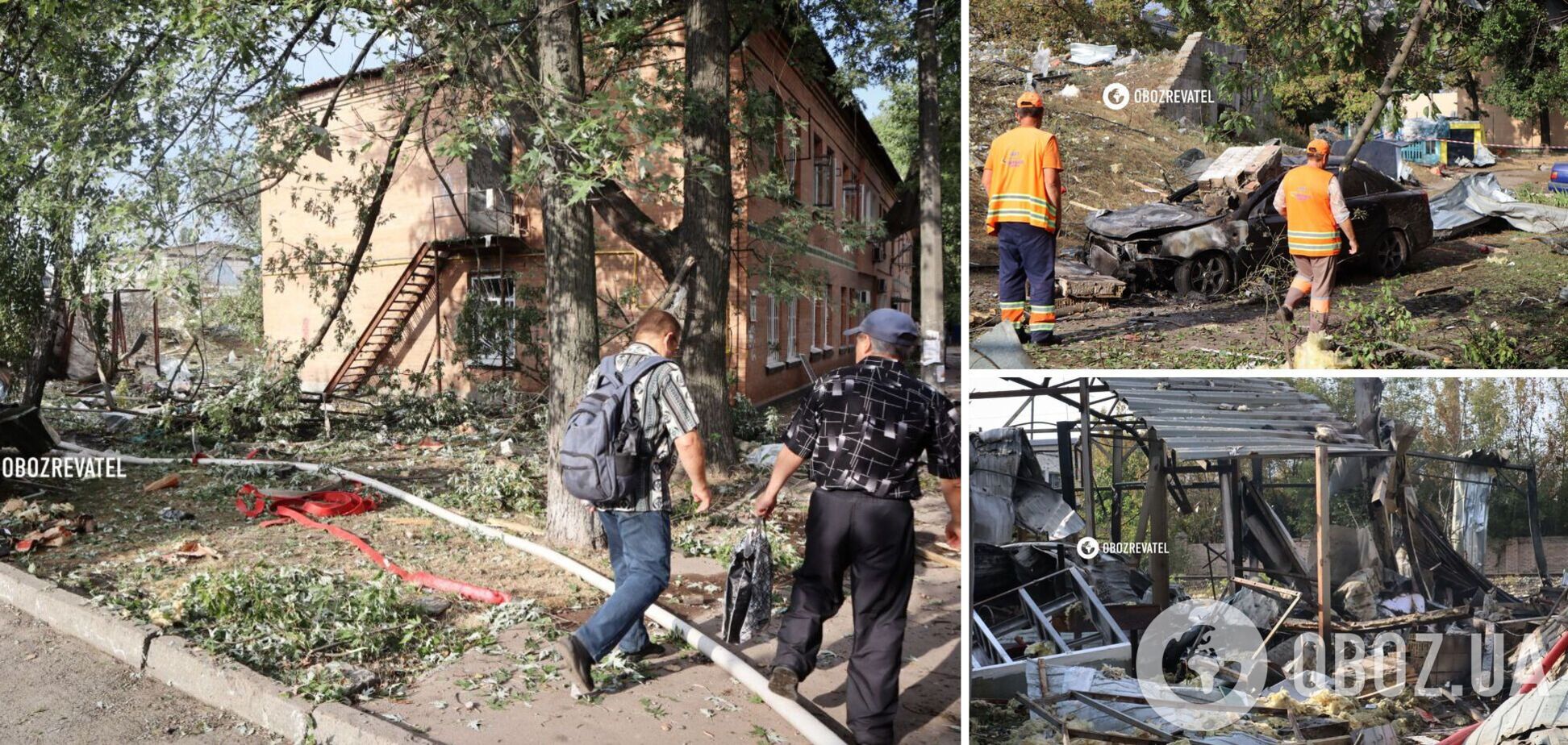 Последствия ракетной атаки страны-террориста