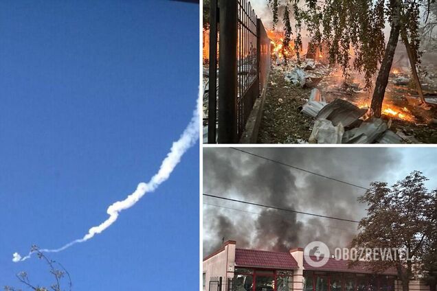 У Києві прогриміли вибухи, через падіння уламків є руйнування: серед постраждалих – 9-річна дівчинка. Фото