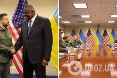 Обговорили постачання засобів дальнього ураження: Зеленський у Пентагоні зустрівся з міністром оборони США Остіном. Фото