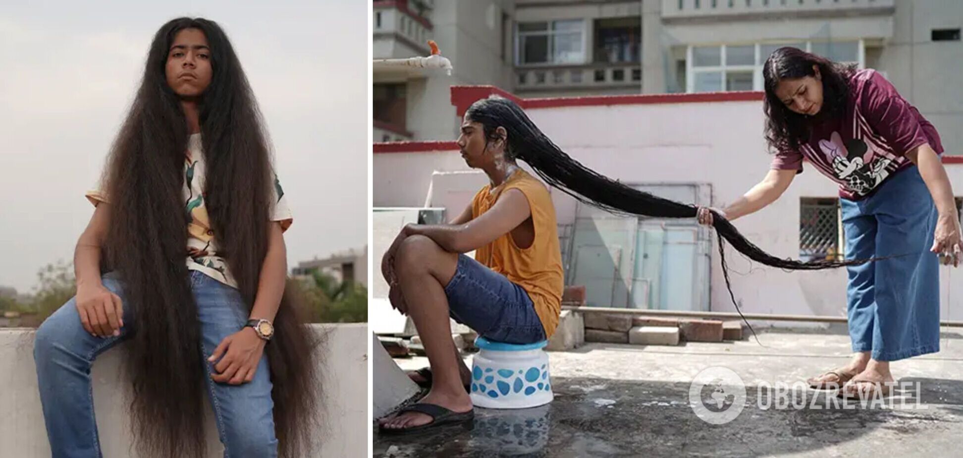 Как выглядит 15-летний парень с самыми длинными в мире волосами и что со своим 'богатством' сделала рекордсменка среди девушек. Фото