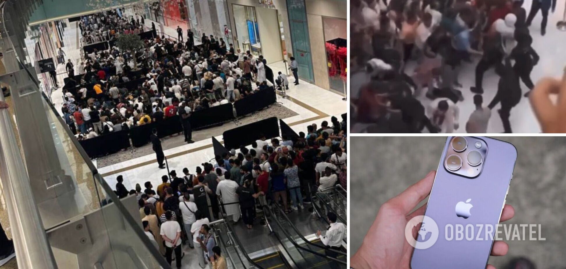 В мире началась истерия iPhone 15: в Дубае в первый день продаж устроили массовую потасовку. Видео