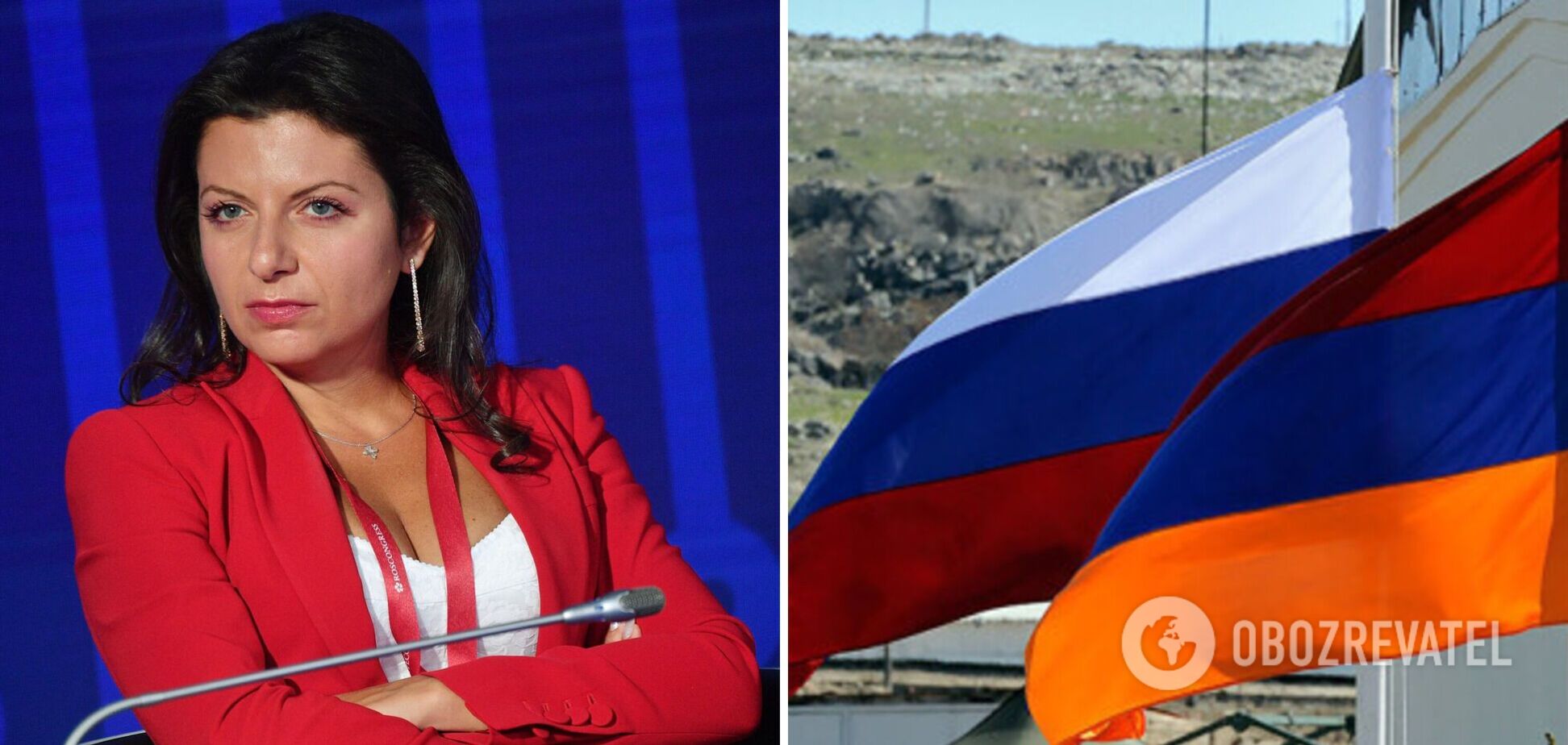 'Кланятися потрібно Росії-матінці': пропагандистка Симоньян накинулася на 'невдячних' вірмен і отримала відповідь
