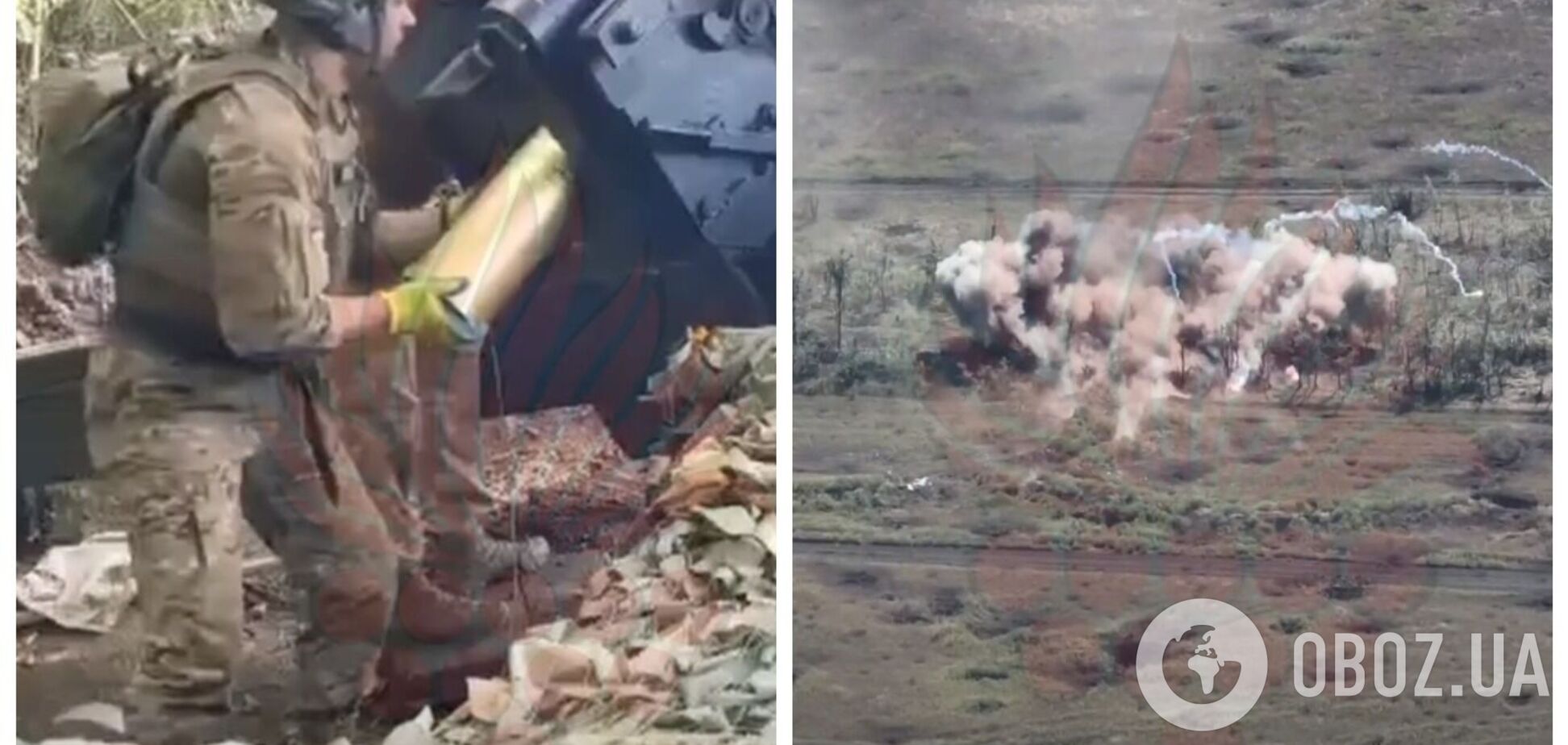 Попадание с первого выстрела: нацгвардейцы показали точную работу по блиндажу оккупантов. Видео