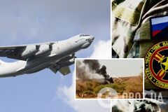 У Малі розбився військово-транспортний літак Іл-76, який могли використовувати 'вагнерівці'. Фото