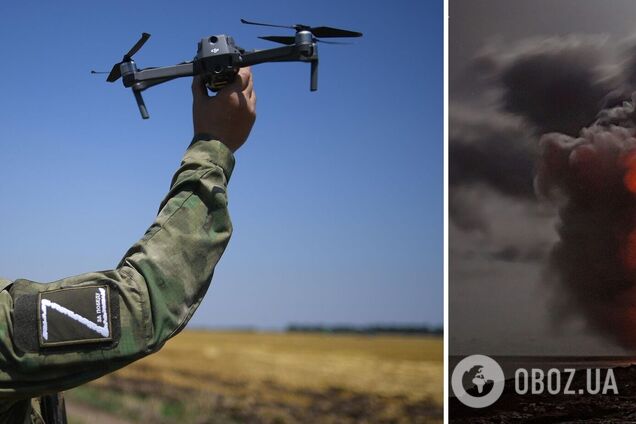 Окупанти дроном атакували цивільного