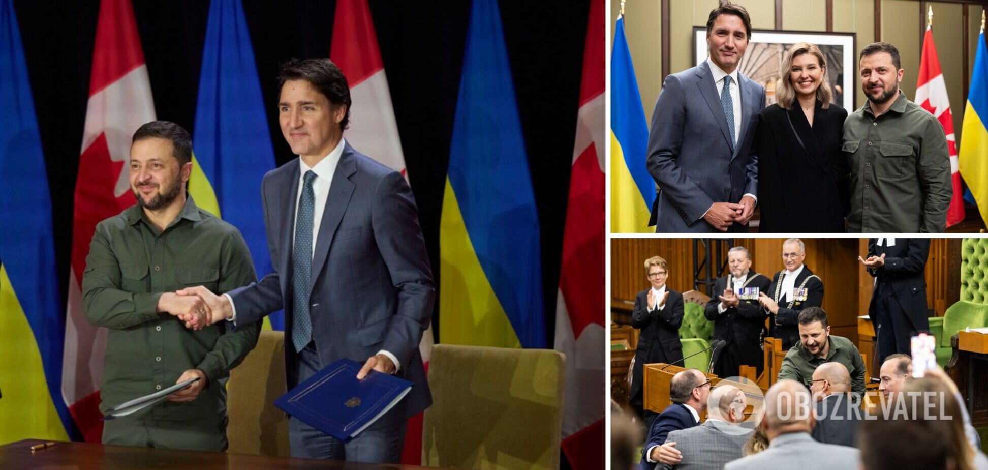 'Канада всегда будет поддерживать Украину': Трюдо и Зеленский договорились об увеличении военной помощи. Фото и видео