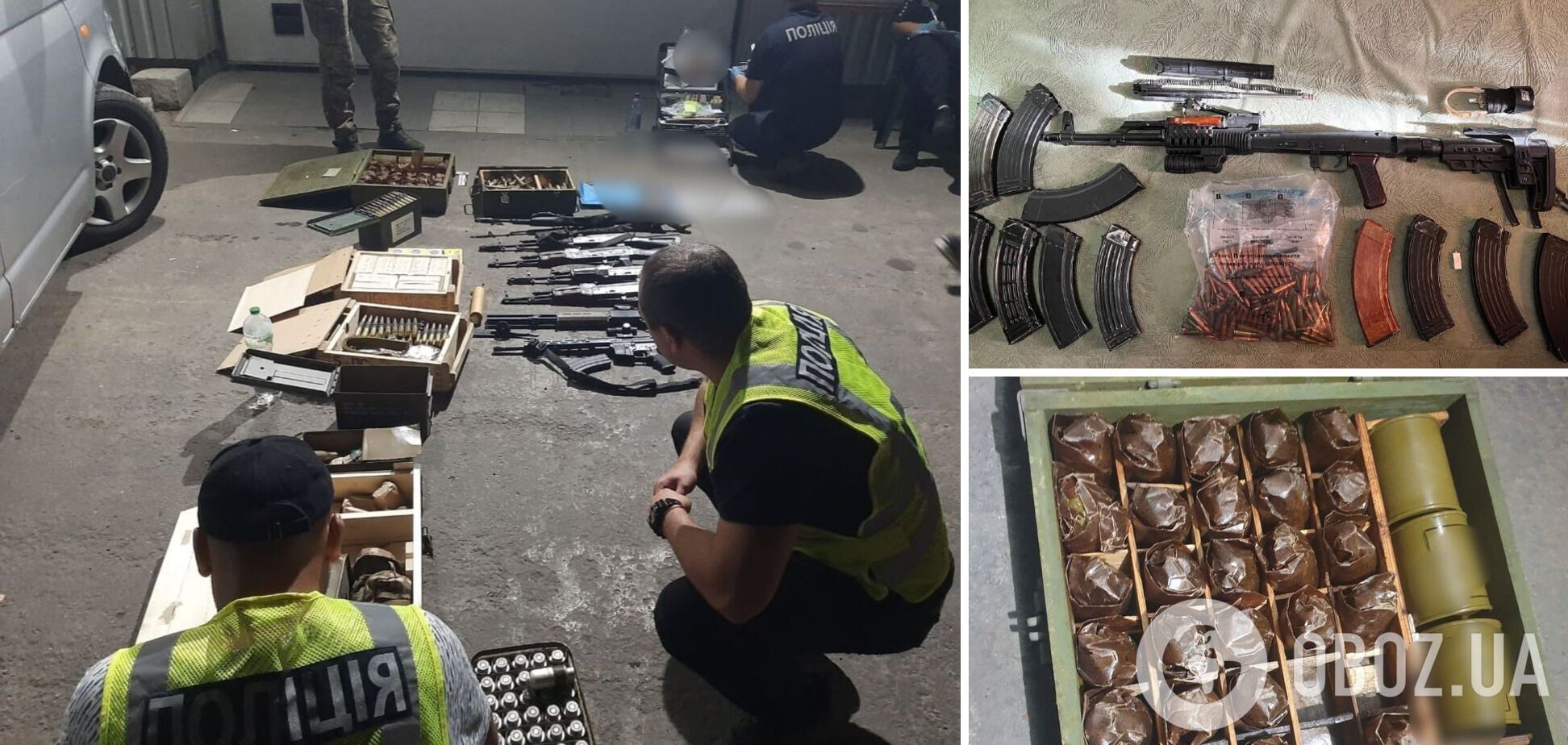 Понад 6,5 тис. набоїв і десятки гранат: на Київщині викрили військовослужбовця, який незаконно зберігав арсенал зброї. Фото