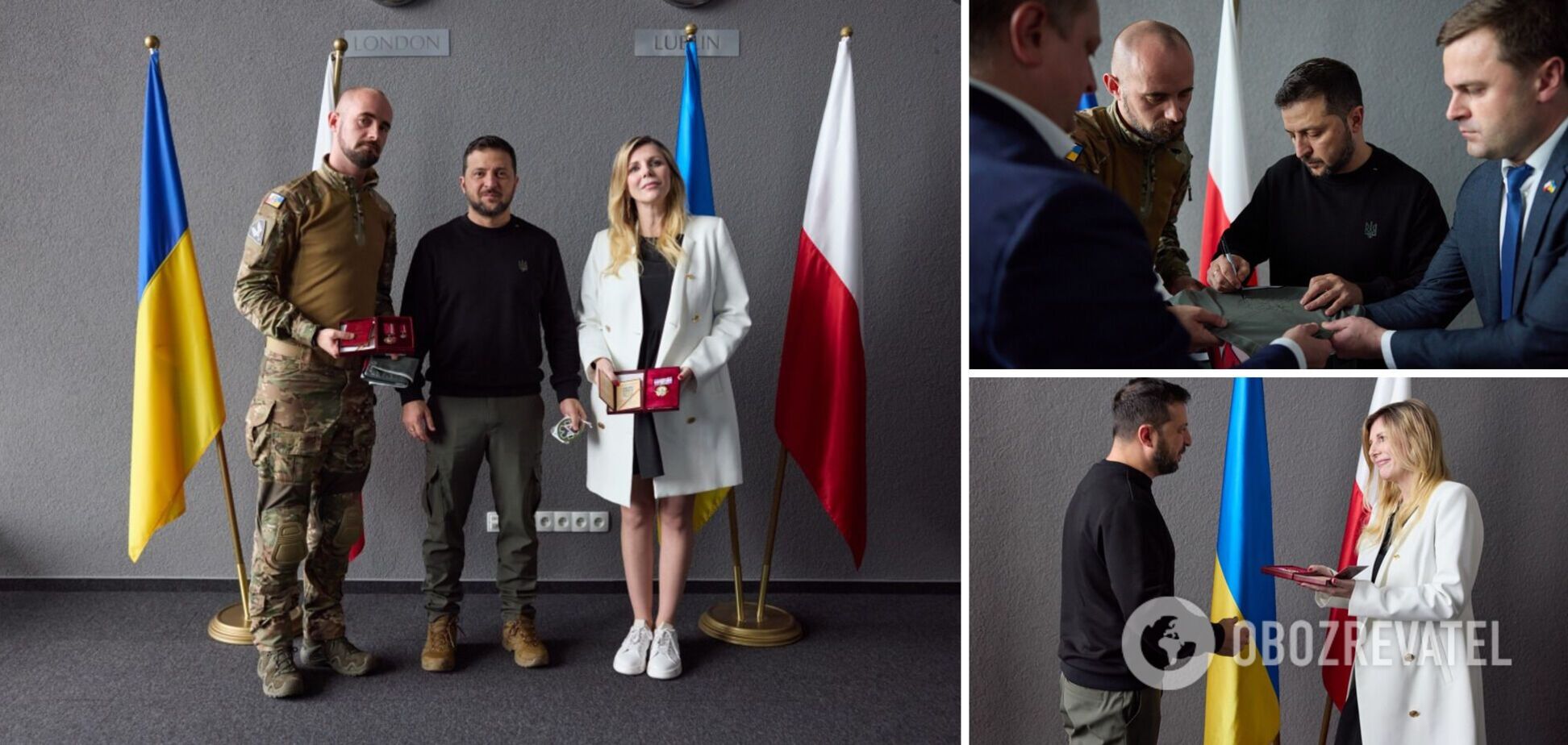 По пути в Украину Зеленский посетил Люблин и поблагодарил всю Польшу за поддержку и солидарность. Видео