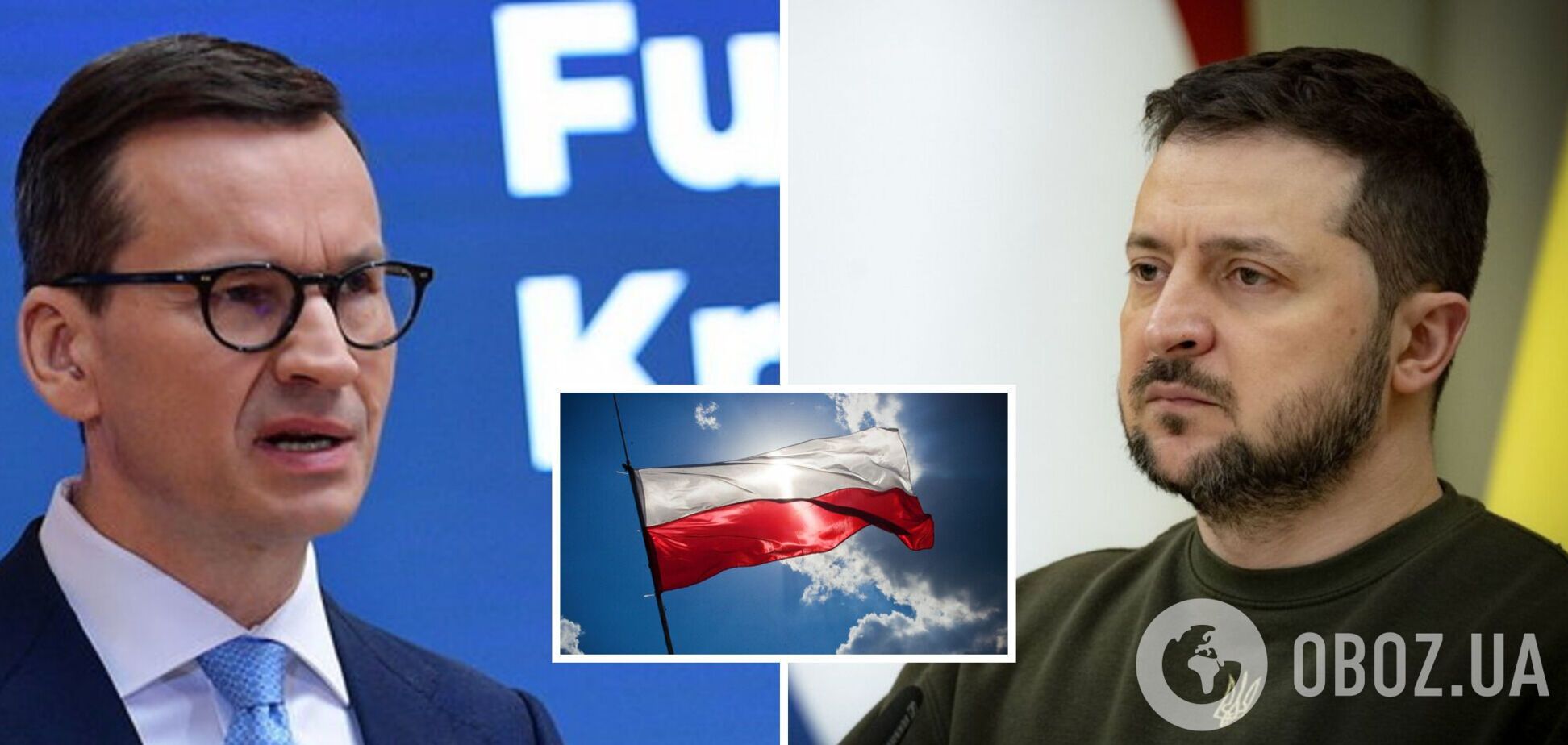 'Більше ніколи не ображайте поляків': Моравецький накинувся на Зеленського зі звинуваченнями